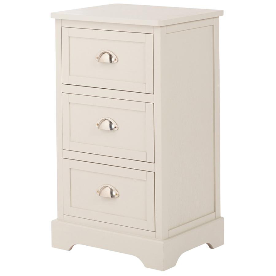 Hawthorne Natural Linen 3 Drawer Chest